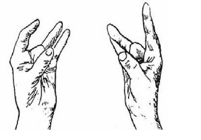 Лечение пальцами рук