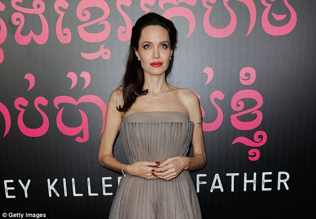 Actress Angelina Jolie, pictured here at a premiere in September, is one of the women claiming Harvey Weinstein sexually assaulted her