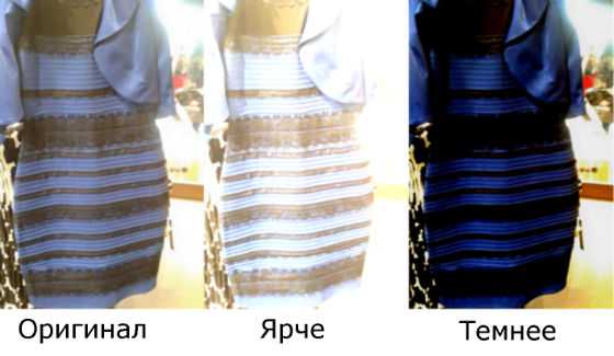 Загадочное бело-золотое или черно-синее платье