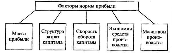 Факторы нормы прибыли