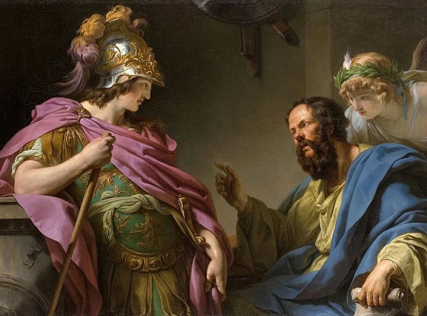 Сократ беседует с Алкивиадом