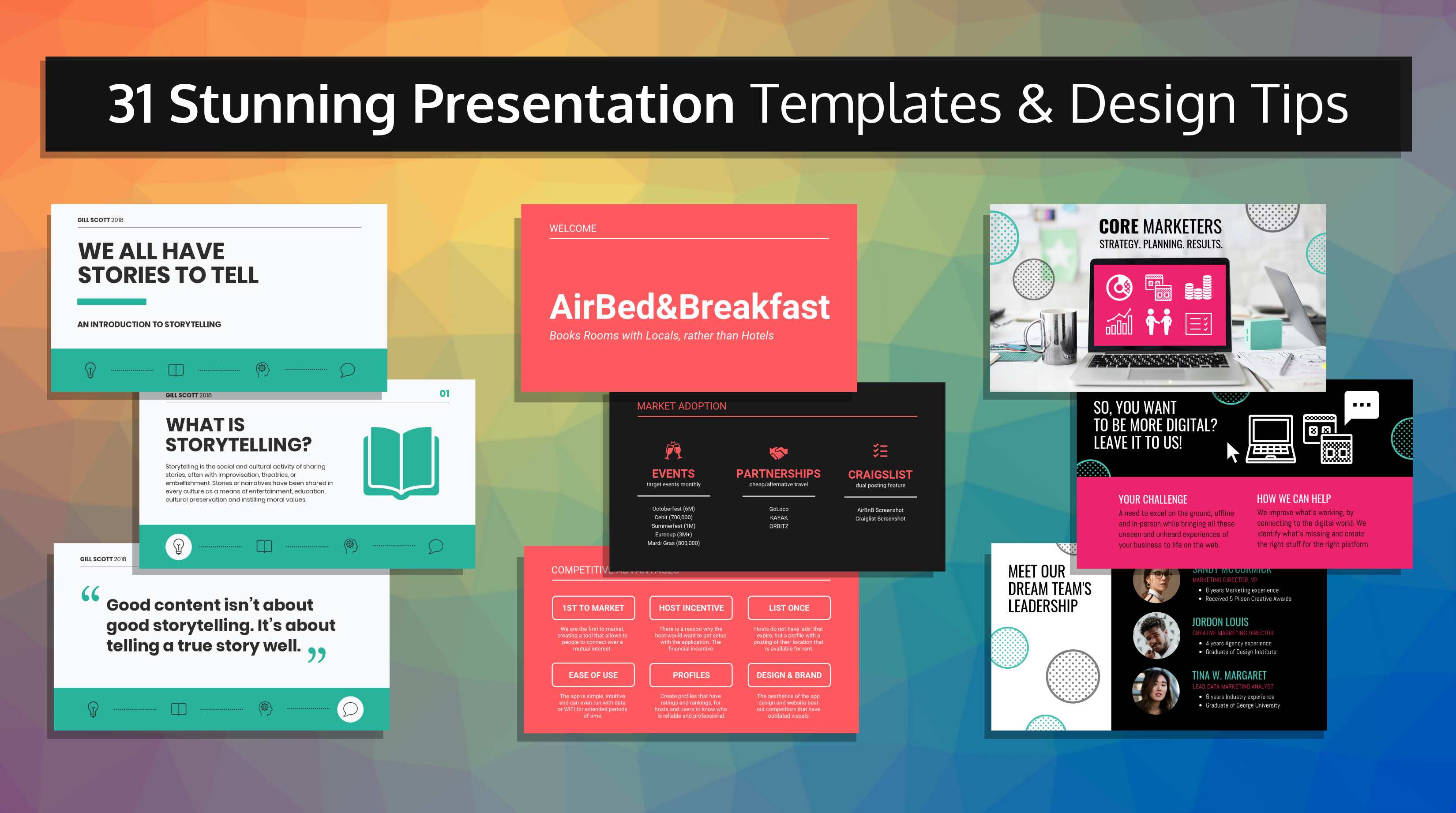 presentation templates blog header