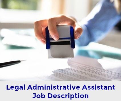 Job Description for Legal Administrative Assistant